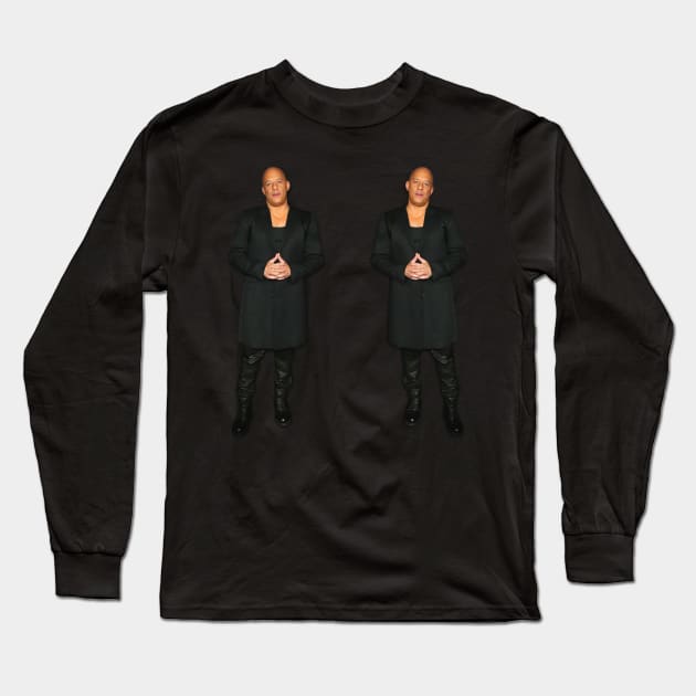 Vin Diesel - Celebrities - Actor -  2020 | Two Stickers #2 Long Sleeve T-Shirt by Semenov